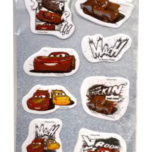 Disney Cars Mach Σετ Αυτοκόλλητων Puffy Foam
