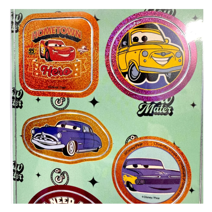 Disney Cars  Σετ Ολογραφικών Αυτοκόλλητων