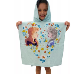 Disney Frozen Flower  Παιδικό Πόντσο 60x120 cm