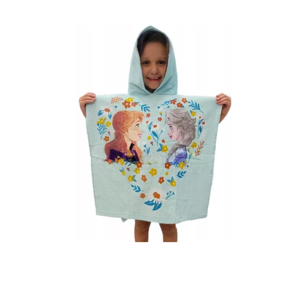 Disney Frozen Flower  Παιδικό Πόντσο 60x120 cm