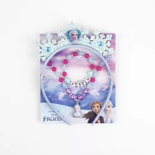 Disney Frozen Royal Blue Σετ Κοσμημάτων Και Στέκα Για Τα Μαλλιά