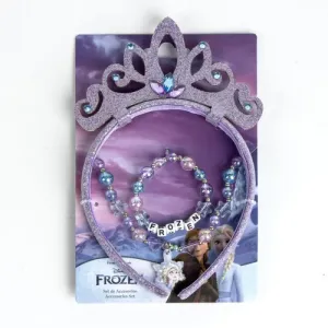 Disney Frozen Royal Purple Σετ Κοσμημάτων Και Στέκα Για Τα Μαλλιά