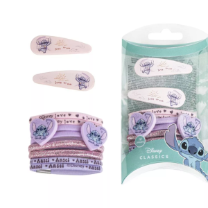 Disney Lilo and Stitch Κλιπ Και Λαστιχάκια Μαλλιών