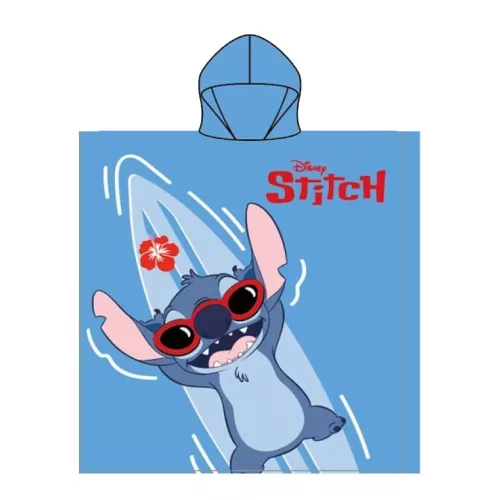 Disney Lilo and Stitch Lazy Lagoon Παιδικό Πόντσο  55x110cm (Quick Dry)