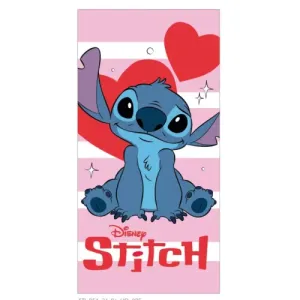 Disney Lilo and Stitch Sparkling Heart Πετσέτα Μπάνιου Πετσέτα Θαλάσσης 70x140εκ.
