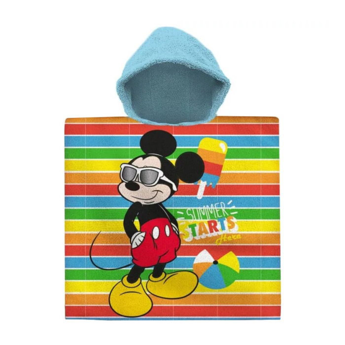 Disney Mickey Summer Παιδικό Πόντσο 60x120 cm
