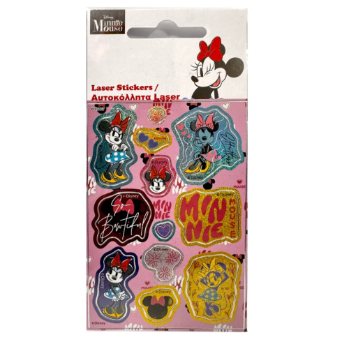 Disney Minnie Bowtiful  Σετ Ολογραφικών Αυτοκόλλητων