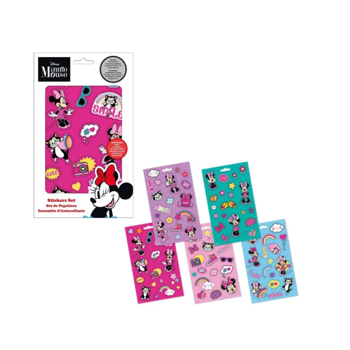 Disney Minnie Cute Σετ Αυτοκόλλητα 5 Φύλλα