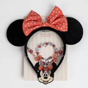 Disney Minnie Ears Σετ Κοσμημάτων Και Στέκα Για Τα Μαλλιά