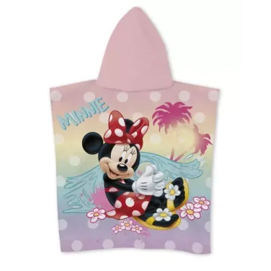 Disney Minnie Happy Days Παιδικό Πόντσο  55x110cm (Quick Dry)