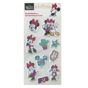 Disney Minnie Σετ Αυτοκόλλητων Puffy Foam Disney Minnie Σετ Αυτοκόλλητων Puffy Foam