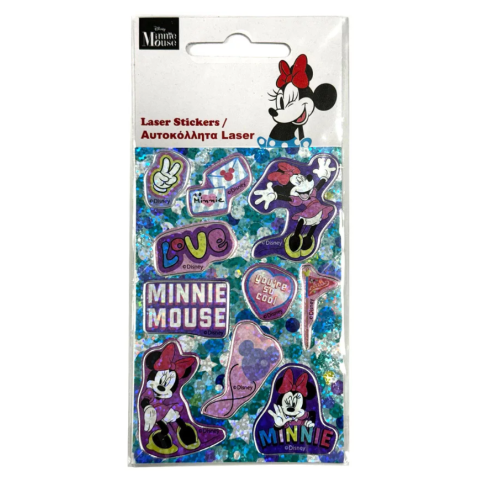 Disney Minnie Smiles Σετ Ολογραφικών Αυτοκόλλητων