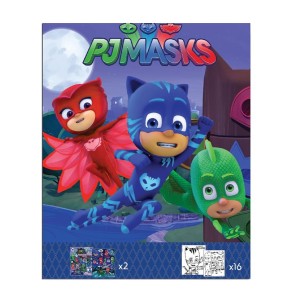 Disney Pj Masks Βιβλίο Ζωγραφικής Με Αυτοκόλλητα