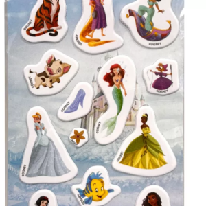 Disney Princess Friends Σετ Αυτοκόλλητων Puffy Foam