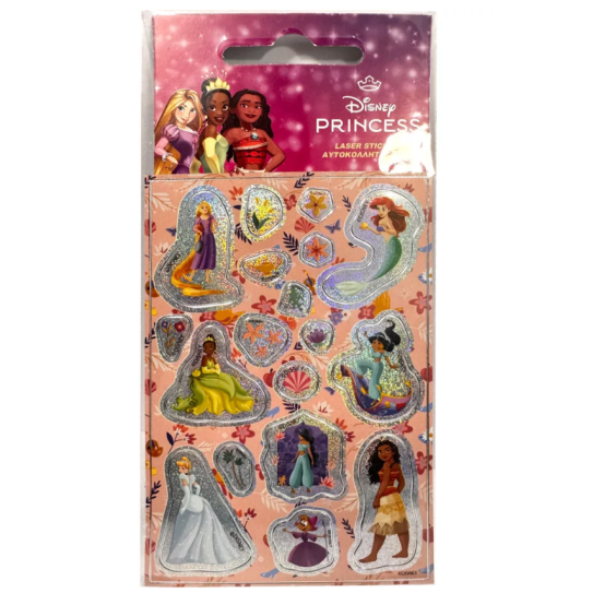 Disney Princess Moments Σετ Λαμπερών Ολογραφικών Αυτοκόλλητων