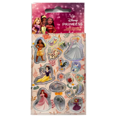 Disney Princess World Σετ Λαμπερών Ολογραφικών Αυτοκόλλητων
