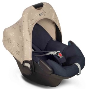 Dooky Ηλιοπροστασία με UPF40+ για κάθισμα αυτοκινήτου 0+ Romantic Leaves Μπεζ