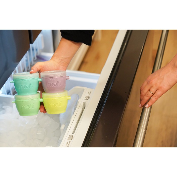 Δοχεία Φαγητού Snap and Go 8 τμχ 118 ml Melii Δοχεία Φαγητού Snap and Go 8 τμχ 118 ml Melii
