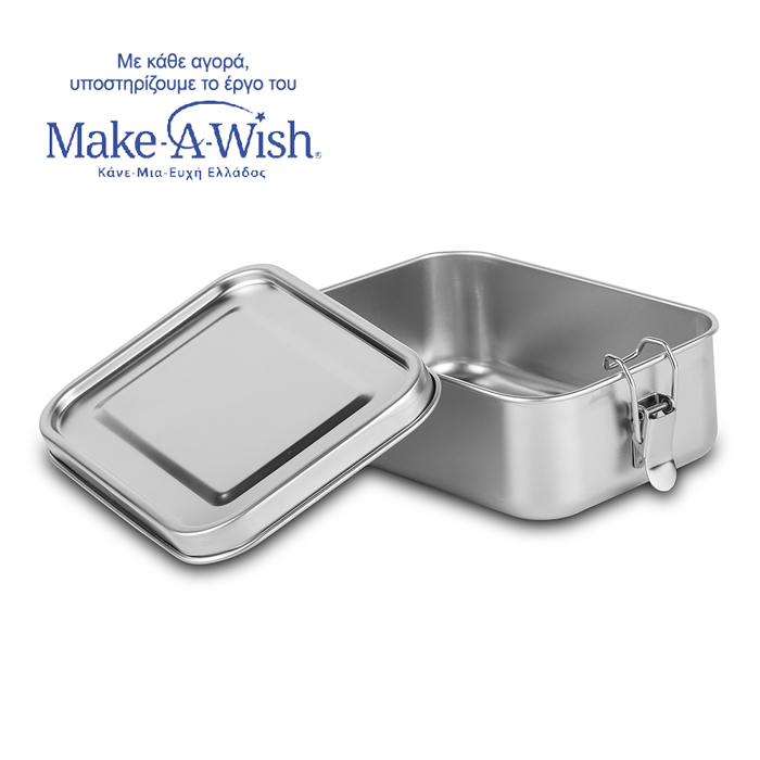 Δοχείο Φαγητού ανοξείδωτο Ορθογώνιο 800ml We Care Δοχείο Φαγητού ανοξείδωτο Ορθογώνιο 800ml We Care