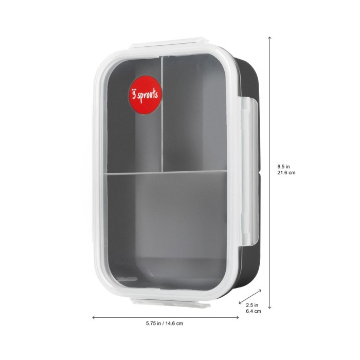 Δοχείο Φαγητού Lunch Bento Fox 3 Sprouts