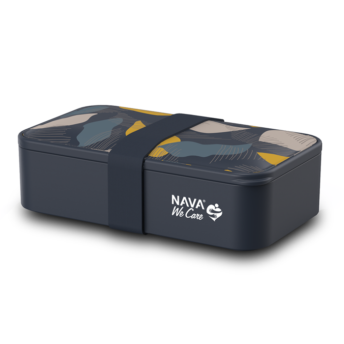 Δοχείο Φαγητού Πλαστικό Ορθογώνιο We Care Μπλε 650ml Nava Δοχείο Φαγητού Πλαστικό Ορθογώνιο We Care Μπλε 650ml Nava