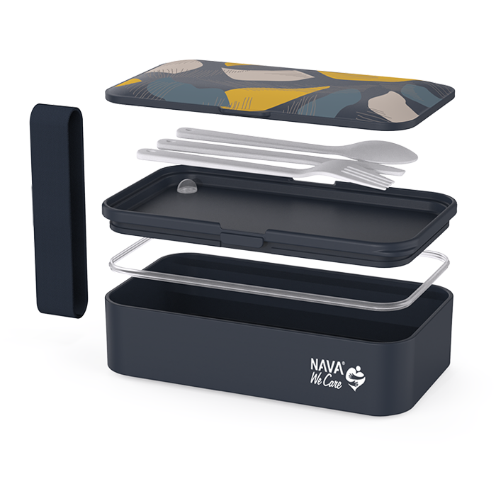 Δοχείο Φαγητού Πλαστικό Ορθογώνιο We Care Μπλε 650ml Nava Δοχείο Φαγητού Πλαστικό Ορθογώνιο We Care Μπλε 650ml Nava