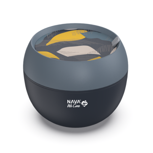 Δοχείο Φαγητού Πλαστικό Στρογγυλό We Care Μπλε 800ml Nava