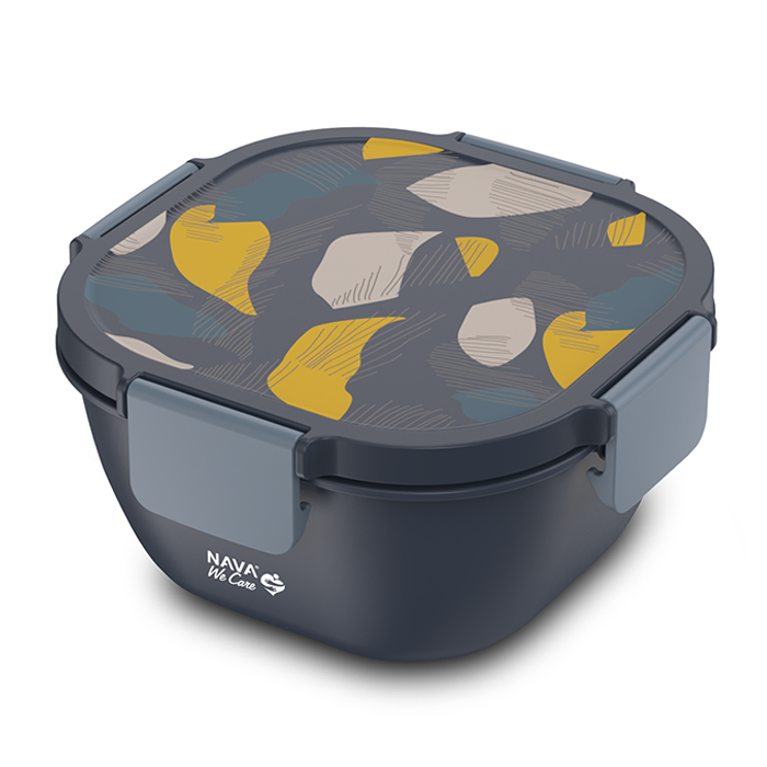 Δοχείο Φαγητού Πλαστικό Τετράγωνο We Care Μπλε 1700ml Nava Δοχείο Φαγητού Πλαστικό Τετράγωνο We Care Μπλε 1700ml Nava