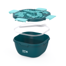 Δοχείο Φαγητού Πλαστικό Τετράγωνο We Care Πετρόλ 1700ml Nava Δοχείο Φαγητού Πλαστικό Τετράγωνο We Care Πετρόλ 1700ml Nava