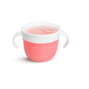 Δοχείο με Λαβές Snack Ροζ 12m+ Munchkin