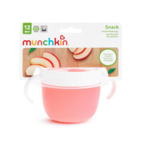 Δοχείο με Λαβές Snack Ροζ 12m+ Munchkin Δοχείο με Λαβές Snack Ροζ 12m+ Munchkin