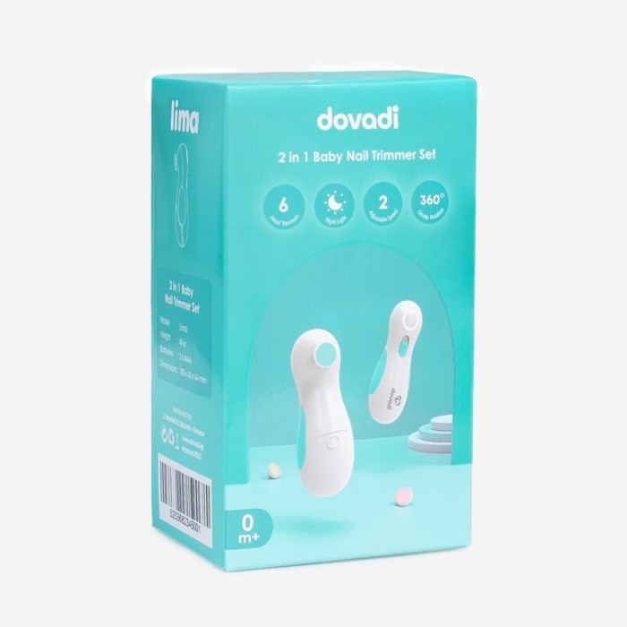 Dovadi Ηλεκτρική Βρεφική Λίμα Με 6 Ανταλλακτικές Κεφαλές