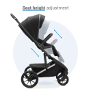 Dovadi Πολυκαρότσι Fly 3 σε 1 Midnight Black