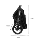 Dovadi Πολυκαρότσι Fly 3 σε 1 Midnight Black