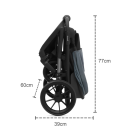 Dovadi Πολυκαρότσι Fly 3 σε 1 Night Grey