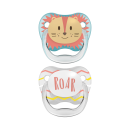 Dr Brown Ορθοδοντικές Πιπίλες Σιλικόνης PreVent 0-6m Σιελ/Γκρι Dr Brown Ορθοδοντικές Πιπίλες Σιλικόνης PreVent 0-6m Σιελ/Γκρι