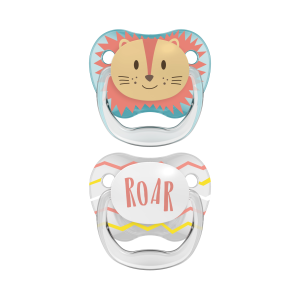 Dr Brown Ορθοδοντικές Πιπίλες Σιλικόνης PreVent 0-6m Σιελ/Γκρι