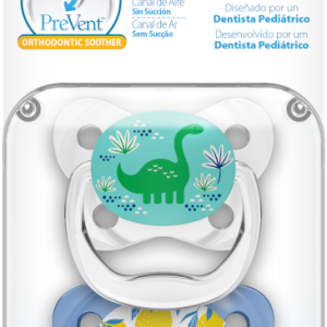 Dr Brown Ορθοδοντικές Πιπίλες Σιλικόνης Πεταλούδα PreVent 6-18m Grey/Blue