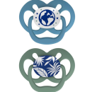 Dr. Brown's Advantage Night Πιπίλα Σιλικόνης Μπλε / Χακί 6-18m Dr. Brown's Advantage Night Πιπίλα Σιλικόνης Μπλε / Χακί 6-18m