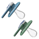 Dr. Brown's Advantage Night Πιπίλα Σιλικόνης Μπλε / Χακί 6-18m Dr. Brown's Advantage Night Πιπίλα Σιλικόνης Μπλε / Χακί 6-18m