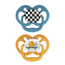 Dr. Brown's Advantage Πιπίλα Σιλικόνης Μπλε/Κίτρινο 6-18m