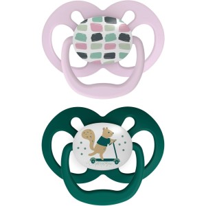 Dr. Brown's Advantage Πιπίλα Σιλικόνης Μωβ/Πράσινο 6-18m 2τμχ Dr. Brown's Advantage Πιπίλα Σιλικόνης Μωβ/Πράσινο 6-18m 2τμχ