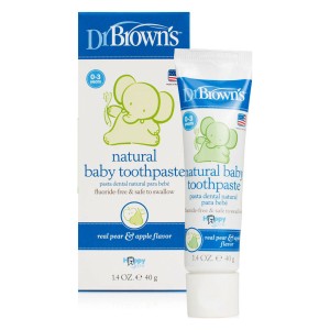 Dr. Brown's Βρεφική Οδοντόκρεμα με γεύση Μήλο - Αχλαδι 40gr 0-3ετών Dr. Brown's Βρεφική Οδοντόκρεμα με γεύση Μήλο - Αχλαδι 40gr 0-3ετών