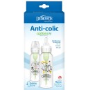 Dr. Brown’s Πλαστικό Μπιμπερό με Στενό Λαιμό Options+Σκίουρος/Κατσίκα 2τμχ