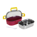 Eco Life Φαγητοδοχείο Με Χώρισμα Deep Rose 900ml Eco Life Φαγητοδοχείο Με Χώρισμα Deep Rose 900ml