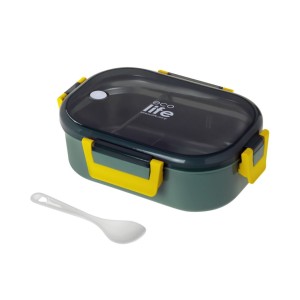 Eco Life Φαγητοδοχείο Με Χώρισμα Forest Green 900ml
