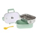Eco Life Φαγητοδοχείο Με Χώρισμα Light Green 900ml Eco Life Φαγητοδοχείο Με Χώρισμα Light Green 900ml