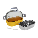 Eco Life Φαγητοδοχείο Με Χώρισμα Yellow 900ml Eco Life Φαγητοδοχείο Με Χώρισμα Yellow 900ml