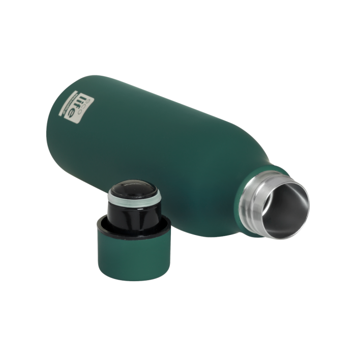 Eco Life Μπουκάλι Θερμός Ανοξείδωτο Pine Green Thermos 550ml Eco Life Μπουκάλι Θερμός Ανοξείδωτο Pine Green Thermos 550ml