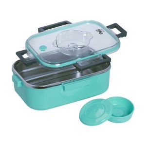 Eco Life Ορθογώνιο Φαγητοδοχείο 850ml Μπλε Eco Life Ορθογώνιο Φαγητοδοχείο 850ml Μπλε